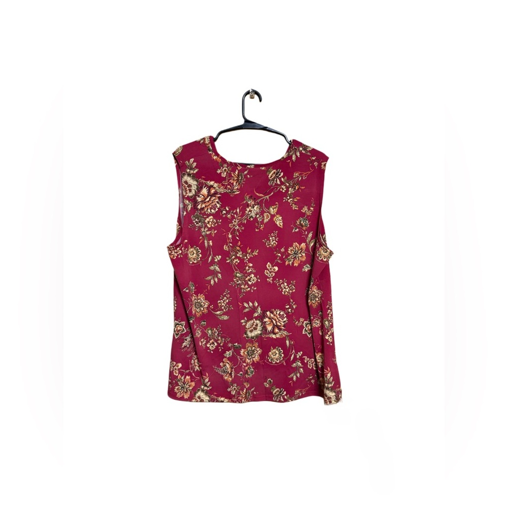 Lane Bryant Sleeveless Floral Top – Size 18/20 🌺 - Picture 2 of 4